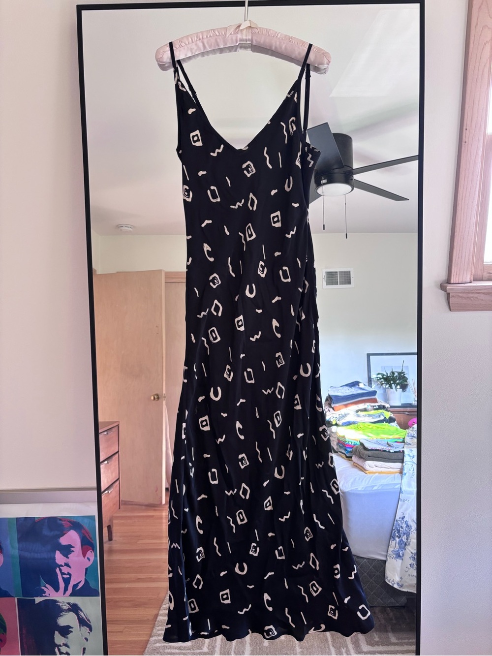 Strappy Bias-Cut Slip Dress